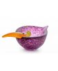 BOROWSKI PURPLE TWEEDY GLASS BOWL