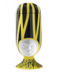 BLACK AND YELLOW PATTERN - SISTER CLARA VASE - MADAGASCAR EDITION