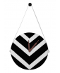 BLACK AND WHITE HORAMUR WALL CLOCK BY JAIME HAYON
