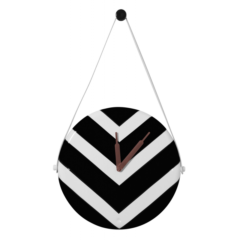 BLACK AND WHITE HORAMUR WALL CLOCK BY JAIME HAYON