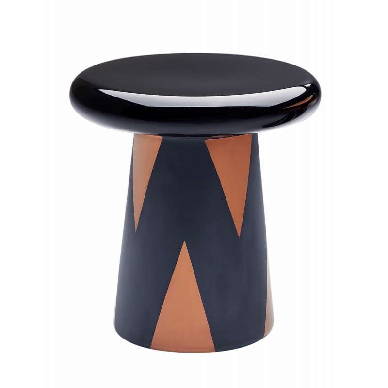 BLACK AND COPPER T-TABLE DESIGNED BY JAIME HAYON