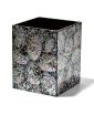 MOTHER OF PEARL WASTEBIN