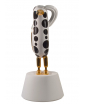 BLACK POLKA DOT HOPEBIRD SCULPTURE D5 BY JAIME HAYON