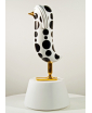 BLACK POLKA DOT HOPEBIRD SCULPTURE D5 BY JAIME HAYON