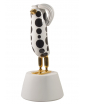 BLACK POLKA DOT HOPEBIRD SCULPTURE D5 BY JAIME HAYON