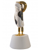 WHITE, GOLD AND BLACK HOPEBIRD D15 SCULPTURE DESIGNED BY JAIME HAYON