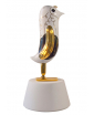 WHITE, GOLD AND BLACK HOPEBIRD D15 SCULPTURE DESIGNED BY JAIME HAYON