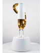 WHITE AND GOLD HOPEBIRD SCULPTURE BY JAIME HAYON