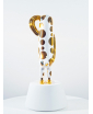 GOLD POLKA DOT HOPEBIRD SCULPTURE BY JAIME HAYON - BACK