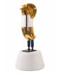 JAIME HAYON WHITE AND GOLD HOPEBIRD IN SUSPENDERS