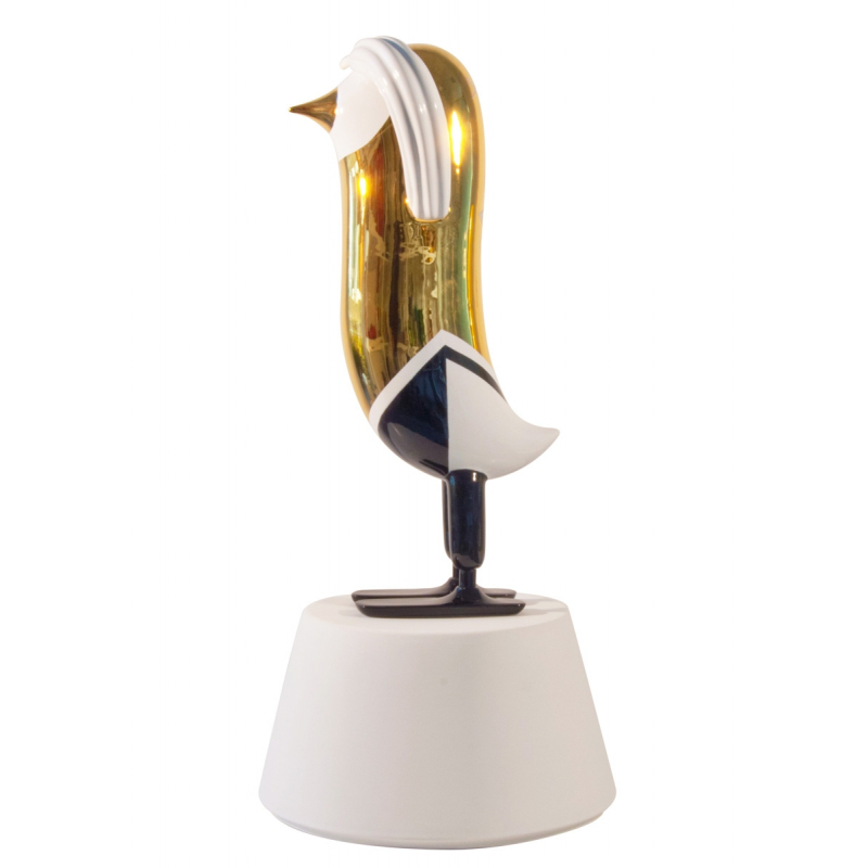 GOLD, WHITE AND BLACK HOPEBIRD BY JAIME HAYON - side