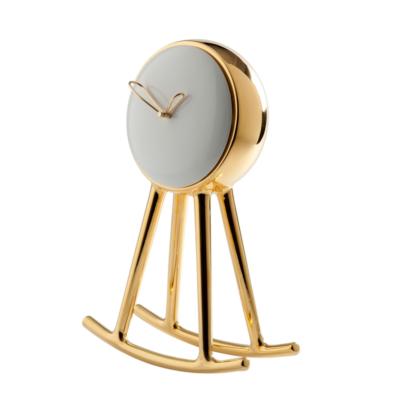 INFINITY CLOCK IN GOLD FINISH