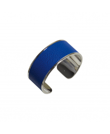 Blue Pinetti Leather Napkin Ring