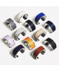 SEVERAL PINETTI NAPKIN RINGS IN MANY COLORS AND CHROME FINISH