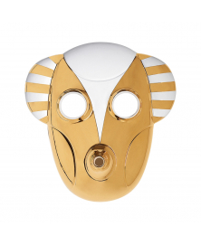 WHITE AND GOLD MONKEY MASK BY JAIME HAYON