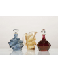 An Amber Jug and Two Decanters by Vetrerie di Empoli