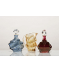 Red and Blue Diamante Decanters with the Amber Jug in between. Dolce Vita Collection