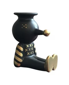 MAT BLACK PINOCCHIETTO CANDLE HOLDER BY JAIME HAYON