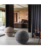Two AURA Sitting Balls from the SUEDE Collection. Staged Image