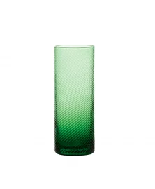 SET OF 6 GRITTI VERDE EMPOLI HIGHBALL GLASSES