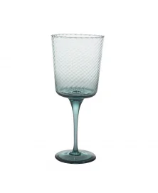 SET OF 4 TORSÉ ACQUAMARINA WINE GLASSES