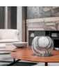 MARMO SPHERE VASE WITH GOLDEN RIM