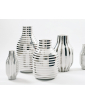 JAIME HAYON STRYPY SILVER LINED CERMIC VASE