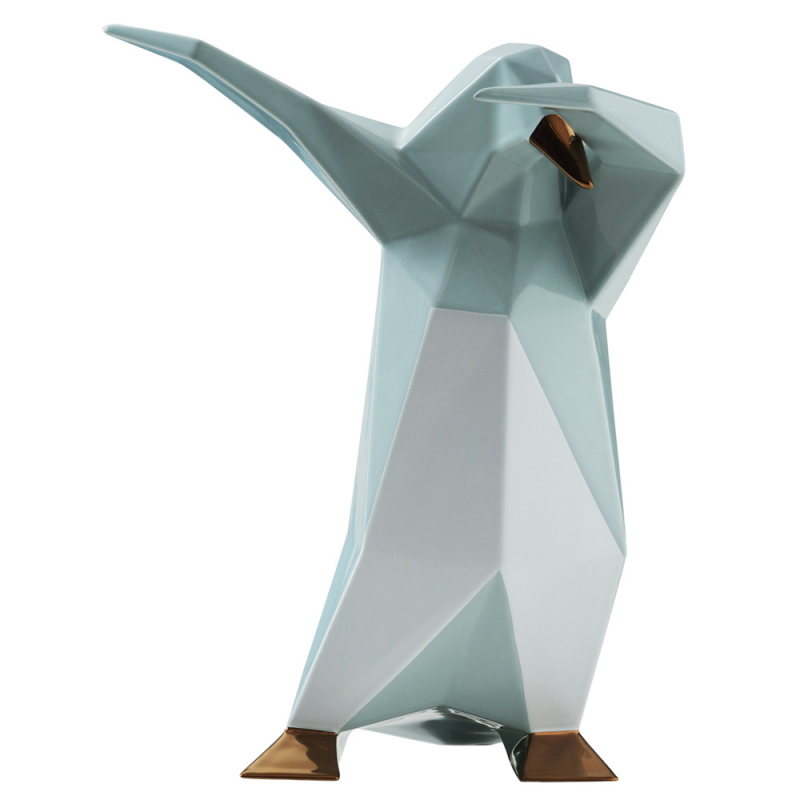 DAB PENGUIN SCULPTURE BY VITTORIO GENNARI IN VINTAGE GREEN