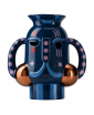 THEATREHAYON PEACOCK BLUE KING VASE