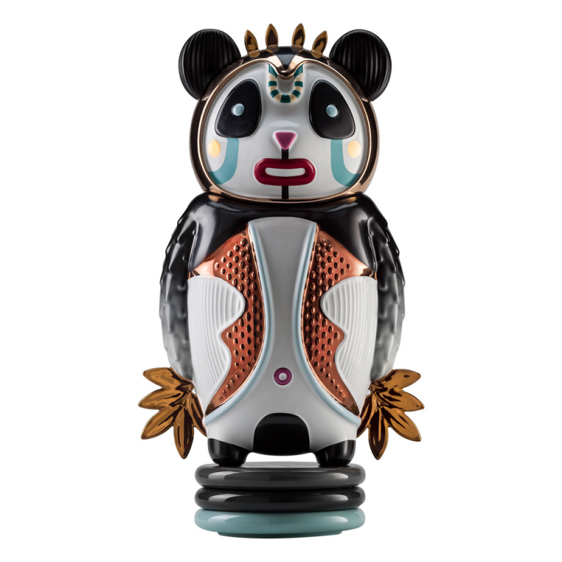 BERNARDO Panda Ceramic Sculpture by Elena Salmistraro - SHOWROOM