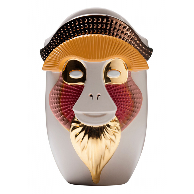 PRIMATES TANNED BRAZZA VASE BY ELENA SALMISTRARO