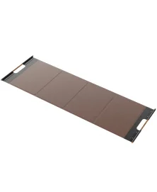 MATA Large Fitness Mat in Brown Leather