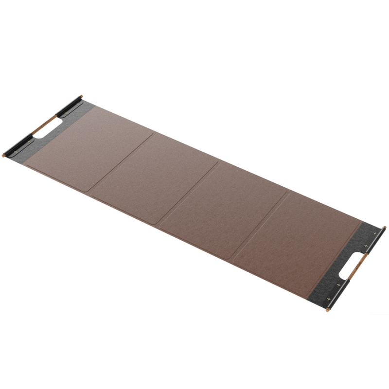 MATA Large Fitness Mat in Brown Leather