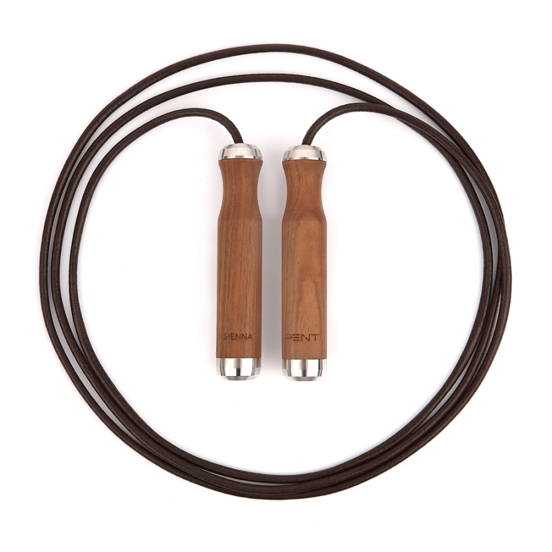 SIENNA Luxury Jump Rope In Walnut Stainless Steel Finish SHOWROOM