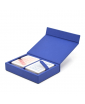 PINETTI COBALT BLUE LEATHER PLAYING CARDS HOLDER