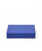 PINETTI COBALT BLUE LEATHER PLAYING CARDS HOLDER - CLOSED