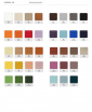 Pinetti Liverpool Leather Color Chart