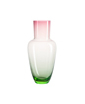Pink Green Gradient Glass Vase