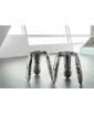Lifestyle Image featuring two silver Plopp Stools from Zieta Collection