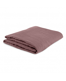 Naturally Textured Vintage Pink Linen Bedsheet from Once Milano