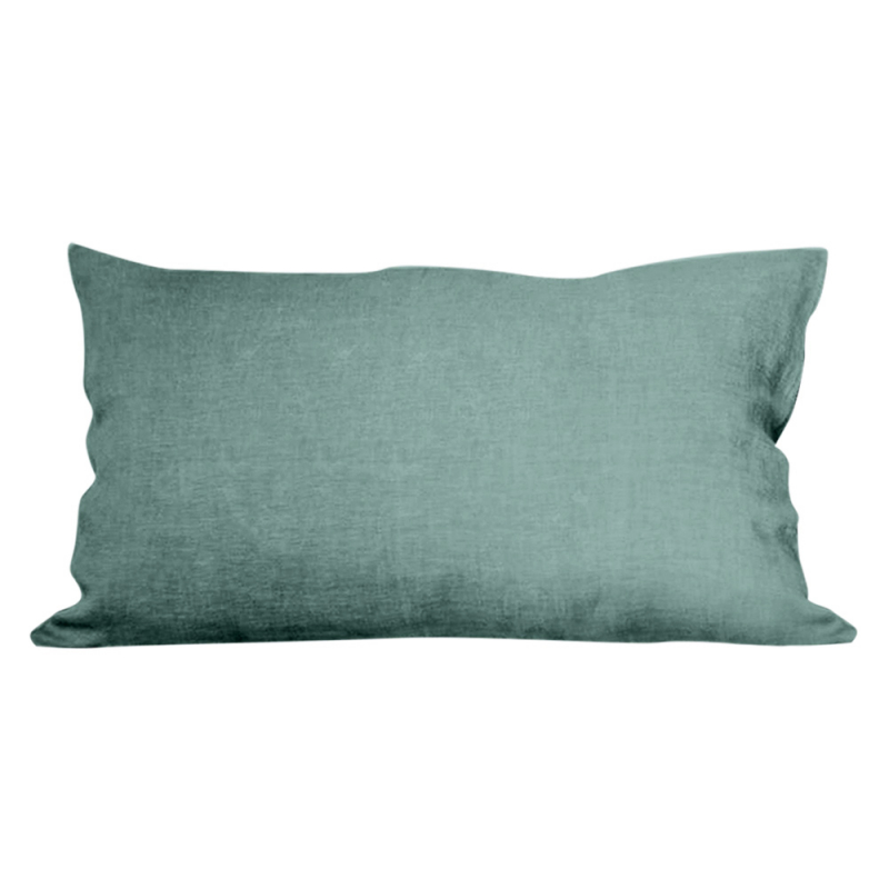 Once Milano Sage Green Linen Pillowcase