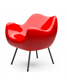 RM58 CLASSIC CHAIR IN BRIGHT RED