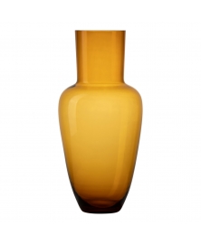 Amber Glass Vase by Frantisek Jungvirt, Garden Basic Collection