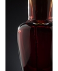 Ruby Red Gradient glass vase from the Garden Midnight Collection by Frantisek Jungvirt. Close up.