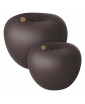 EVA APPLE OF DESIRE IN CHOCOLATE BROWN WITH MATTE FINISH
