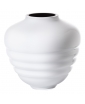 WHITE-BLACK COCO VASE by FRANTISEK JUNGVIRT
