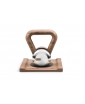 LOVA Luxury Kettlebell with Solid Wood Stand