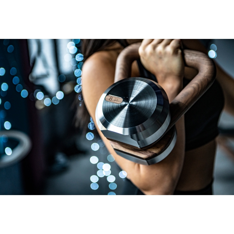 LOVA™ Luxury Kettlebell With Solid Wood Stand by PENT I SHOWROOM