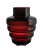 Red Wavy Vase by Frantisek Jungvirt