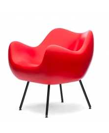 CHERRY RED RM58 MATTE LOUNGE CHAIR